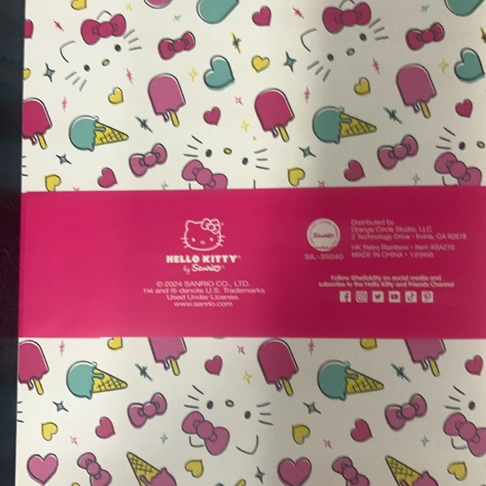 Sanrio Hello Kitty Set Of 3 Lined Pages Notebooks 80 Pages Each New In Package - Picture 13 of 14